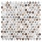 Andova Tiles Orb 0.75" x 0.75" Metal Penny Round Mosaic Tile ANDORB251 - alternate 6